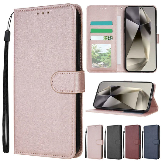 Elegante Handyhülle für Samsung Galaxy S-Serie mit Kartensteckplatz | Hochwertiger Schutz und Praktisches Design 0