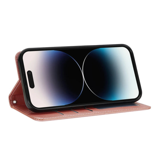 Elegante iPhone 13/14 Hülle mit Standfunktion & Kartenfächern | Hochwertige Ledertasche für Optimalen Schutz 2