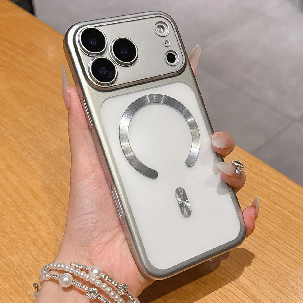Translucent Magnetic Phone Case for iPhone